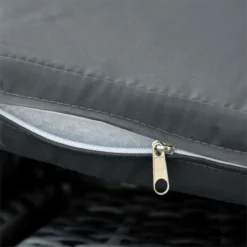 Outsunny Isla De Ratán Modular Para Exterior 5 Piezas Tumbona Redonda Con Toldo Plegable Cojines Extraíbles Lavables Y 3 Almohadas Marco De Metal 175x180x147 Cm Gris -Tienda Barata Lounge Sol 01fb83fce58e5742c93929409309c96540f035e9 aa65bcf3fcb448928e798bf11b666abe