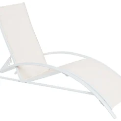 Tumbona De Metal/textil Trenzado Beige/blanco GAETA -Tienda Barata Lounge Sol 080e885ad11c5ae43bbc73835f110b2e1c770626 f1bec204b1974ba69e6317b00120d969