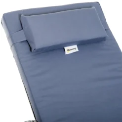 Outsunny Set De 2 Tumbonas Chaise Longue + 1 Mesa De Ratan Para Jardín O Terraza Sillas Con Cojín Y Respaldo Ajustable A 5 Niveles (Gris) -Tienda Barata Lounge Sol 08c5c0757b1d2b851bdc8507699525750fc8f7c0 f4372b28467d47dfa2579303f4bef5d2