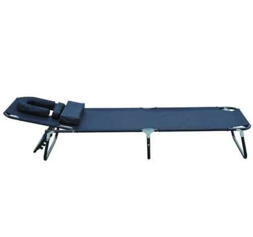 Outsunny Tumbona Plegable Con Respaldo Ajustable En 4 Posiciones Tumbona De Jardín Con Almohada Marco De Acero Y Tela Oxford Para Camping Playa Terraza 190x56x28 Cm Negro 5 Outsunny Tumbona Plegable Con Respaldo Ajustable En 4 Posiciones Tumbona De Jardín Con Almohada Marco De Acero Y Tela Oxford Para Camping Playa Terraza 190x56x28 Cm Negro - Imagen 4