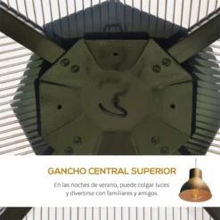 Outsunny Cenador De Jardín 3x3 M Marco De Aluminio Con Doble Techo De Policarbonato Y 4 Cortinas 4 Mosquiteras Con Cremallera Para Exterior Fiestas Beige Y Negro 16 Outsunny Cenador De Jardín 3x3 M Marco De Aluminio Con Doble Techo De Policarbonato Y 4 Cortinas 4 Mosquiteras Con Cremallera Para Exterior Fiestas Beige Y Negro -Tienda Barata Lounge Sol 12b3f4e27e16f5fba5a508e15861628f3ffceaf3 2d6a8bfecdc7470ab90509b101fa9cfc