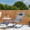 Tumbona De Jardín Mecedora Gris Oscuro CARANO II -Tienda Barata Lounge Sol 142fb84101fbf3989d01545c70cecf26746d61bd 1716f69efa7a4494a4335fb75d1c6241