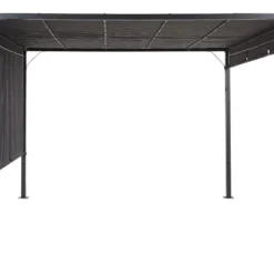Cenador LED De Metal/poliester Gris Oscuro/negro 310 Cm PARGA -Tienda Barata Lounge Sol 163af131990ad83ce6a016a0334038419c609154 79e7bee843674cec980f54001d9af5a6