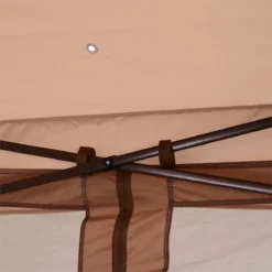 Outsunny Carpa Plegable 3.25x3.25m Gazebo Pabellón Cenador Jardín Doble Techo Mosquitera Bolsa Transporte Marco Acero Tela Poliéster Resistente De Agua -Tienda Barata Lounge Sol 1641dbd60510c8b6f27f1c45d34f6cc486538713 9a73c59e41204b3c9af097a2778fe648