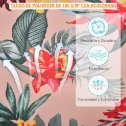 Outsunny Silla Colgante Estampado Floral Hamaca Con Cojín Reposacabezas Para Interior Exterior 100x106 Cm Carga Máx. 100 Kg 19 Outsunny Silla Colgante Estampado Floral Hamaca Con Cojín Reposacabezas Para Interior Exterior 100x106 Cm Carga Máx. 100 Kg -Tienda Barata Lounge Sol 17842d371694ae6a115761f5d237f9a3b873b31b 1ab2e2193da74612be134ef77ee5d1f1