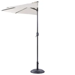 Sombrilla De Poliéster Beige/negro 270 Cm GALATI -Tienda Barata Lounge Sol 1830c15832ffa629e44ccaef8736554eb282ee32 fe8e98e0804d4b84bd7dde3403cc22f8