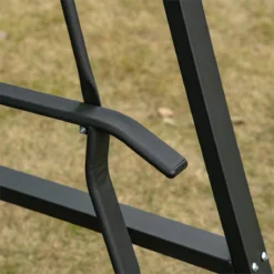 Outsunny Columpio Balancín De Jardín De 2 Plazas Con Techo Ajustable Respaldo Transpirable Y Marco De Acero Para Balcón Terraza Exterior Carga Máx. 220 Kg 150x110x170 Cm Gris -Tienda Barata Lounge Sol 1ba9db40dbb329355f8f2a807d048fafe93a6035 ed284418e7da4e4f9e69b610369d8ef3