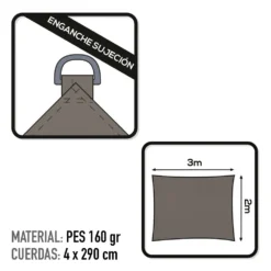 Toldo Sombreo Rectangular Aktive Garden Gris Antracita -Tienda Barata Lounge Sol 1dc166c9491249e9de5bb4d37ac5696c9665097b d8a061aab43143d08ca7ad2605cf35ba