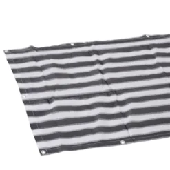 Outsunny 2 Pantallas De Privacidad Para Balcones O Terraza Revestimiento HDPE Para Exteriores Tela Protectora Para Balcón Patio Con Cuerdas 500x90 Cm Gris Y Negro -Tienda Barata Lounge Sol 2489f992ebb74f5190f678d7dd9e94e53e43067b 87fbef2537d64e7290ff3675ff47e0b9