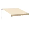 Outsunny Toldo Manual Retráctil Plegable Con Manivela 295x245 Cm Toldo Enrollable Aluminio Protección Solar Para Ventanas Puertas Balcón Terraza Exterior Beige -Tienda Barata Lounge Sol 2568c6f08715909f365cab56a486698c2c456b4c d2c6eeedd3be4db084d12a001f60e94c