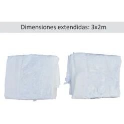 Outsunny 2 Paredes Parte Laterales Para Carpa 3x2 Lado Parasol De Gazebo Tela Oxford Con Ventana Medidas Apto Para 3x3 3x6 Blanco -Tienda Barata Lounge Sol 29cdfb542d0db7a872ece9c6eed2ff4c418b70b7 4b5e3b11499e4205a0e84559764172e5