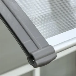 Outsunny Tejadillo De Protección 110x60 Cm Marquesina Exterior Para Puertas Y Ventanas Contra Sol Y Lluvia Con Soporte De PP Policarbonato Transparente -Tienda Barata Lounge Sol 2dab9d3a1794dc4a1fd66d0ee6b0354ae00f6844 2730d94e65dd4ac38232ed65dce1a494