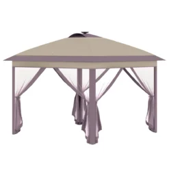 Outsunny Carpa Plegable Exterior 3,3x3,3x2,85 M Con Luces LED Y Control Remoto Cenador De Jardín Con 4 Mosquiteras Extraíbles Y Bolsa De Transporte Para Camping Fiestas Beige 15 Outsunny Carpa Plegable Exterior 3,3x3,3x2,85 M Con Luces LED Y Control Remoto Cenador De Jardín Con 4 Mosquiteras Extraíbles Y Bolsa De Transporte Para Camping Fiestas Beige -Tienda Barata Lounge Sol 2ed7b05f029efae46593c2e6752fb323a8641dc5 aba9458ff5ea40c6aaeed7244c8e9e22