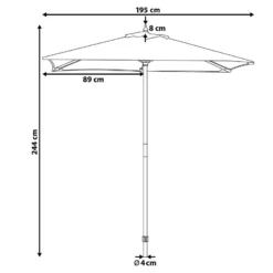 Sombrilla De Jardín Azul Marino 144 X 195 Cm FLAMENCO -Tienda Barata Lounge Sol 30486a5ab1dfa3821cf0c770977b1d0d8a58ea1e 6d32882742c045459a98d2d7f250357c