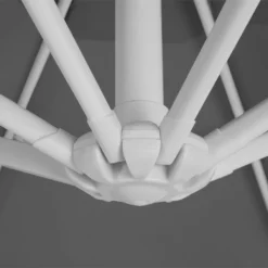 Sombrilla Voladiza De Poliéster Gris Oscuro/blanco 300 Cm SAVONA -Tienda Barata Lounge Sol 35e8cfa5e934fdde7067af863544ae090ed5292a 7006d088258d46f2a6c912313bfd006a