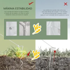 Outsunny Gazebo De Jardín 6x3m Pabellón Con 6 Paredes De Malla Extraíbles Cremallera Y Techo Estilo Catedral Para Fiestas Eventos Reuniones Blanco 20 Outsunny Gazebo De Jardín 6x3m Pabellón Con 6 Paredes De Malla Extraíbles Cremallera Y Techo Estilo Catedral Para Fiestas Eventos Reuniones Blanco -Tienda Barata Lounge Sol 36061f0cb47f8fc9ed556ed92d4d0c4d080c0e8f 6cc30a1bd25b490cbb0199bcfc3d5a1d