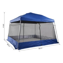 Outsunny Carpas Para Exterior Plegable Para Jardín O Camping Cenador Para Exterior Con Mosquitera 298x298x260 Cm Azul -Tienda Barata Lounge Sol 37edd6df7e5fcbe8909d606efb4e25b1aac146a8 8d64ebc36a9349c3ab78e83f41299f55