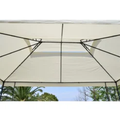 Outsunny Cenador De Jardín 3x4m Pabellón Para Exterior Con Doble Techo De Ventilación Y 4 Columnas De Acero Estable Para Fiestas Eventos Patio Crema -Tienda Barata Lounge Sol 38a9a0decd4b0f69b7711a558892dd0b12b84e1e e0edc6b39db0479c9d26df597b7d89b6