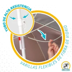 Sombrilla Playa 180 Cm Con Protección UV50 Aktive Beach -Tienda Barata Lounge Sol 38b4eb00b98bb14b9baf4b7b267200f7cf0d7c37 c255bd8cf06a41d093b8c1a57d496cbd