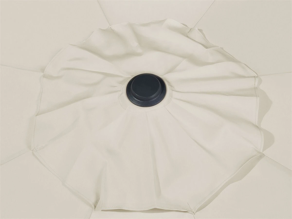 Sombrilla LED De Poliéster Beige Claro 266 Cm RAPALLO 11 Sombrilla LED De Poliéster Beige Claro 266 Cm RAPALLO - Imagen 9