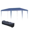 Outsunny Cenador Plegable 6x3 M Carpa De Jardín Portátil Con Bolsa De Transporte Tela Oxford Marco De Acero Para Exterior Fiestas Camping Azul -Tienda Barata Lounge Sol 3b156391c4c1b54af31c26668df6668ac6f35bd3 1f6d359d37254313a997e79e24259fb4