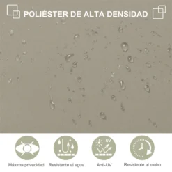 Outsunny Toldo Lateral Retráctil 300x180 Cm Pantalla Enrollable Mampara De Privacidad Y Protección Solar Para Balcón Terraza Color Crema -Tienda Barata Lounge Sol 3b422c013ac9b10403e0ef159e066e16518acff2 5f64392cf9194606b4a863c45f26fbe8