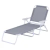 Outsunny Tumbona Reclinable Y Plegable De Jardín Con Respaldo Ajustable En 4 Posiciones Marco De Metal Texteline Transpirable 160x66x80 Cm Gris -Tienda Barata Lounge Sol 3bbfb9d1d69a9d20b0404496ba78a8c9d46a8922 2a20eb804c624bbea0d940c79f1dbb69