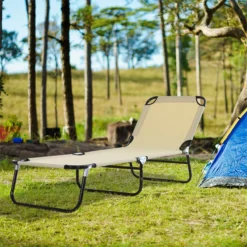 Outsunny Tumbona Plegable Reclinable Con Ángulo Ajustable De 5 Posiciones Para Jardín Exterior Piscina Terraza Camping Carga 120 Kg 190x56x28 Cm Beige -Tienda Barata Lounge Sol 3bcc26cd34163ea71ed1481576cb1f84c93d2d45 c1063abc3fe84852a1de26f0c41b70ac