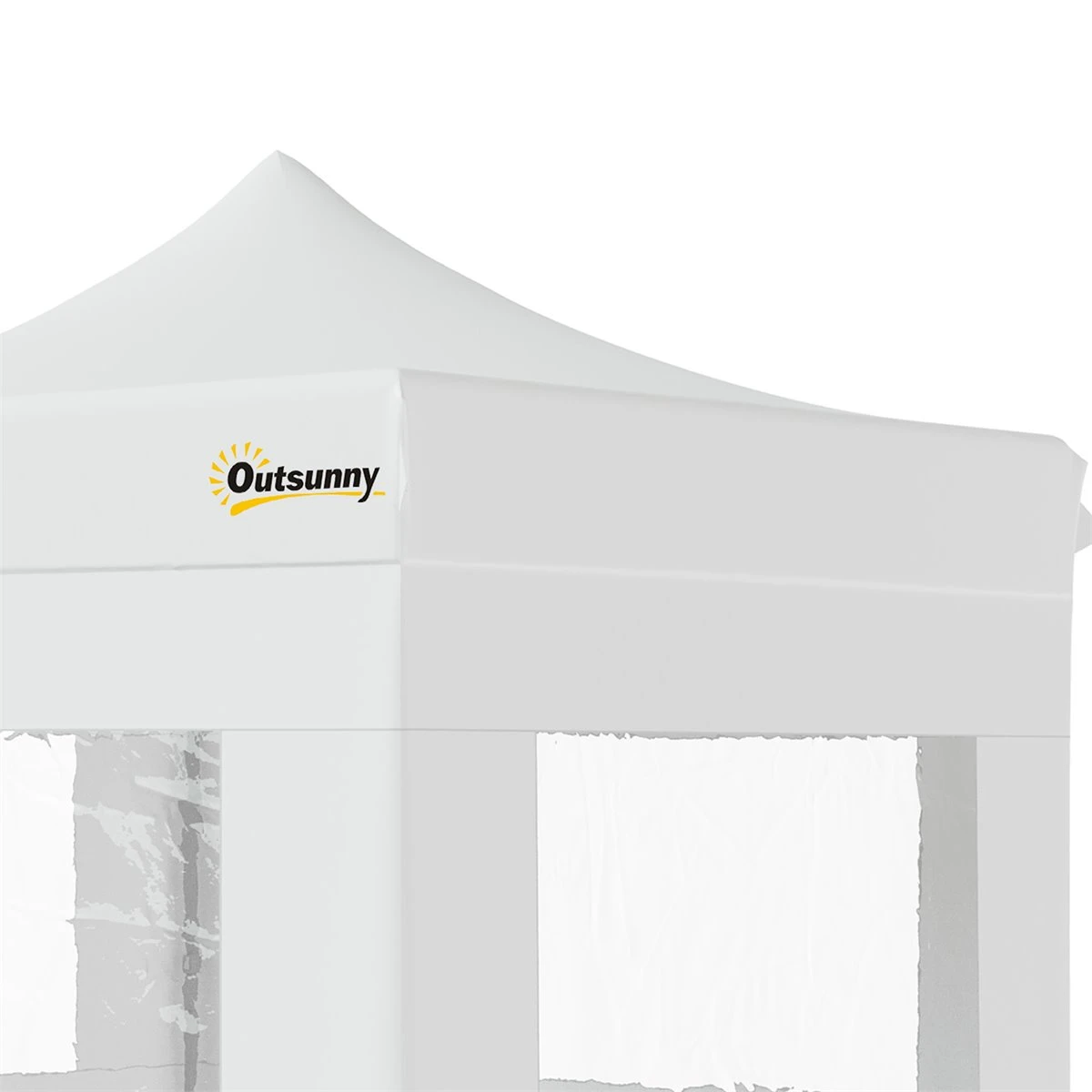 Outsunny Carpa Plegable 3x3 M Con Altura Ajustable Cenador De Jardín Con 4 Paredes Extraíbles De Tela Oxford 4 Ventanas Y Bolsa De Transporte Para Exterior Terraza Camping Blanco 10 Outsunny Carpa Plegable 3x3 M Con Altura Ajustable Cenador De Jardín Con 4 Paredes Extraíbles De Tela Oxford 4 Ventanas Y Bolsa De Transporte Para Exterior Terraza Camping Blanco - Imagen 8
