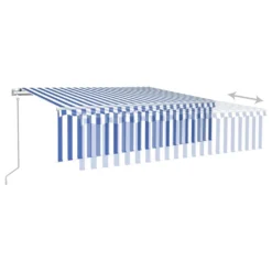 Toldo Automático Retráctil Con Persiana 6x3 M Azul Y Blanco VidaXL -Tienda Barata Lounge Sol 3c3cfbf053b283d4e4c9ddd96d8ae8e768ae405f c05607eae3254ff0b29bda878dbdcc6c