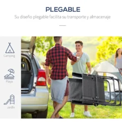 Outsunny Tumbona De Jardín Relinable Tumbona Plegable De Aluminio Con Respaldo Ajustable En 5 Posiciones Para Terraza Piscina Exterior Carga Máx. 150 Kg 69x140x107 Cm Gris -Tienda Barata Lounge Sol 3d17bf8696befcefb7dc591f29d3c419c10ea235 745ee8d8f146463399c37c75fb7d345f