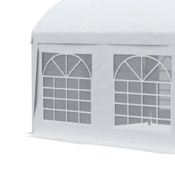 Outsunny Carpa De Jardín 6x3 M Carpa Para Fiestas Cenador Con Paredes Laterales Extraíbles Puerta Con Cremalleras Y 6 Ventanas Protección UV Para Exterior Eventos Bodas Blanco -Tienda Barata Lounge Sol 3fc95c94924098ea7383bb750bfc0fd5b7d53b4b c9cb43fd1531478185c20774bbde6e95