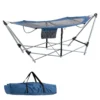 Outsunny Hamaca De Jardín Con Soporte Plegable Con Cama De Tela Oxford Y Malla Transpirable Bolsillo De Almacenaje Y Bolsa De Transporte 235,5x82x90,5 Cm Azul Y Plata 2 Outsunny Hamaca De Jardín Con Soporte Plegable Con Cama De Tela Oxford Y Malla Transpirable Bolsillo De Almacenaje Y Bolsa De Transporte 235,5x82x90,5 Cm Azul Y Plata -Tienda Barata Lounge Sol 41d764bf8c49a9db1b68b91a2e81b45e857c005a ea74214f79bf4901b508973544fcc493