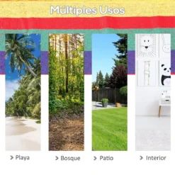 Outsunny Hamaca De Algodón Para Jardín 210x150 Cm Hamaca Colgante Portátil Carga Máx. 180 Kg Para Acampar Piscina Camping Rayas Multicolor 16 Outsunny Hamaca De Algodón Para Jardín 210x150 Cm Hamaca Colgante Portátil Carga Máx. 180 Kg Para Acampar Piscina Camping Rayas Multicolor -Tienda Barata Lounge Sol 43fda231b580b5a2291061a7f46f276686a09fa3 cd6365809a9646fea3154965e56f0dba