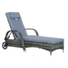 Outsunny Tumbona De Ratán De Jardín Chaise Longue Con Respaldo Ajustable En 5 Posiciones Cojines Acolchados Reposacabezas Y 2 Ruedas 200x73x30-103 Cm Gris -Tienda Barata Lounge Sol 4403509b0e1f40fc4e3dff8fc6cf278c1fc242c1 6aee3b76c8f34c129ddecf14983e14c8