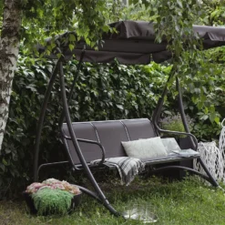 Columpio De Poliéster Gris Oscuro BOGART