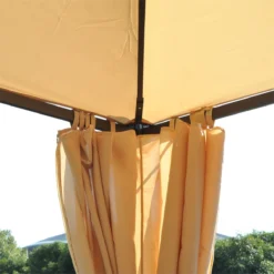 Outsunny Cenador De Jardín 3x3m Gazebo Con Doble Techo 4 Cortinas Laterales Mejor Ventilación Exterior Espacioso Para Fiesta Eventos Barbacoa Beige -Tienda Barata Lounge Sol 4810a33ca20718f15ddf3399275e2fd5268c79ac 7fd610a2145542f6979b2aa1fee9b793