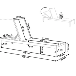 Tumbona De Jardín En Aluminio Blanco FOSSATO -Tienda Barata Lounge Sol 49e33fa9f039d2e5ee697c08de6a72777216d088 53d9885204a6417c809ec743c7d795da