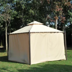 Outsunny Cenador De Jardín 3x3m Gazebo Con Doble Techo 4 Cortinas Laterales Mejor Ventilación Exterior Espacioso Para Fiesta Eventos Barbacoa Beige -Tienda Barata Lounge Sol 4bce4d92b077ce1257c690eb975bdc0043a29d17 580db4bc7adb47ceaa1a575e2550984f