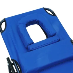 Outsunny Tumbona Plegable Con Respaldo Ajustable En 4 Posiciones Tumbona De Jardín Con Almohada Marco De Acero Y Tela Oxford Para Camping Playa Terraza 190x56x28 Cm Azul -Tienda Barata Lounge Sol 4d7d6133e1d5b5c6327fc0eef63c0d12fc7c73d7 b5d0b764a6cc43e3a8d73d8b1fe32a7e