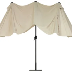Sombrilla De Jardín Con Doble Toldo Gris Beige 460 Cm SIBILLA -Tienda Barata Lounge Sol 4db51f2161d12e64b524fe73e0d700b532e12890 7af57ad62c044649bbc63c07082a37c3