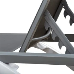 Outsunny Tumbona Reclinable De Jardín Con Ruedas Y Respaldo Ajustable En 5 Niveles Sillón Relax De Aluminio Para Terraza Balcón Piscina 170x67,5x95 Cm Gris Blanco -Tienda Barata Lounge Sol 4fa1763982ac93cc43bfbb0a21648e75b1f051ca 310348c9eb834dc2b2db19ac874765c9