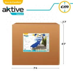 Tumbona Plegable Con Parasol Y Cojín Aktive Beach -Tienda Barata Lounge Sol 50d63a0227a082ee3846be8890d3a7772c4baf40 9c54e28f432a4979bd6426218cb6bac8