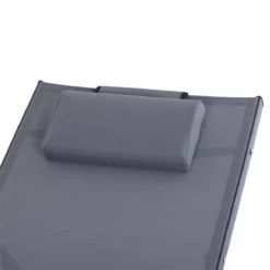 Outsunny Tumbona De Jardín Aluminio Reclinable Con Respaldo Ajustable De 5 Niveles Reposapiés Regulable Y Reposacabezas Extraíble Para Terraza Balcón Exterior 66x152x81 Cm Gris -Tienda Barata Lounge Sol 50e46e68ba1e0d2600fec9e6174b5bd3f67c0d78 6df5cdb349da42d28bcd8c46d459617a