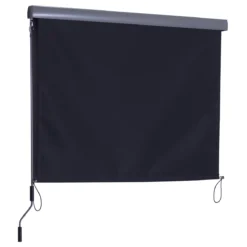 Outsunny Toldo Vertical Enrollable Con Manivela Protección UV Para Interior Y Exterior Balcón Porche Terraza 140x250 Cm Gris -Tienda Barata Lounge Sol 526691c696b305537f239411288679ca9f15f7ec 9e65b894124a4b5e9128852c4cdfa0b6