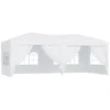 Outsunny Carpa Plegable En Acordeon 4 Paneles Laterales 2 Cortinas +Bolsa Transporte 5,91x2,97x2,55 M Blanco -Tienda Barata Lounge Sol 52af101e7fc066b545b383354b647d413140572b 75e90ffa064b46fe8bb40d2409e907a7