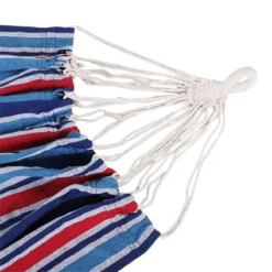 Outsunny Hamaca De Algodón Para Jardín 210x150 Cm Hamaca Colgante Portátil Carga Máx. 180 Kg Para Acampar Piscina Camping Rayas Azul Y Rojo -Tienda Barata Lounge Sol 581d044e00adb8981c28ef4a0655f5526e384187 aeaeef6530c140e4a4cacb961138f0b6