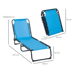 Outsunny Tumbona Plegable Y Ajustable De 4 Posiciones Silla Reclinable De Jardín Con Sistema De Cordones Para Exterior Marco Acero 197x58x76 Cm Azul Claro 16 Outsunny Tumbona Plegable Y Ajustable De 4 Posiciones Silla Reclinable De Jardín Con Sistema De Cordones Para Exterior Marco Acero 197x58x76 Cm Azul Claro -Tienda Barata Lounge Sol 5a2a8fcb41d37467a4076b4f288e4b6aa2cf4e2a 9a2ac73066df4a8d9d260563429058f1