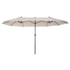 Outsunny Sombrilla Parasol Doble Para Jardín 4,6x2,7x2,4 M Sombrilla Gigante Anti UV Con Manivela Para Exterior Patio Terraza Piscina Color Beige -Tienda Barata Lounge Sol 5b1f5165faaa9ac6005ccc085ae79d4fdb61387d 9d413e29995144bfa0a7d7e1997de264