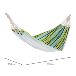 Outsunny Hamaca De Algodón Para Jardín 200x150 Cm Hamaca Colgante Portátil Carga Máx. 180 Kg Para Acampar Piscina Camping Rayas Multicolor 13 Outsunny Hamaca De Algodón Para Jardín 200x150 Cm Hamaca Colgante Portátil Carga Máx. 180 Kg Para Acampar Piscina Camping Rayas Multicolor -Tienda Barata Lounge Sol 60e6c116d1fd7b01507672bddc6d8597fa8b52f4 29ddc816cb6145b895b04669d0f207d4